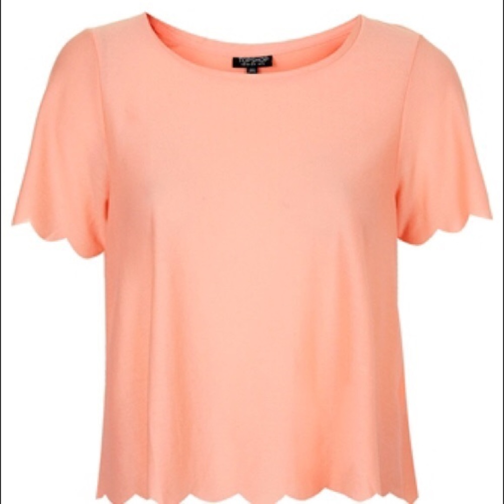 Top Shop peach tee